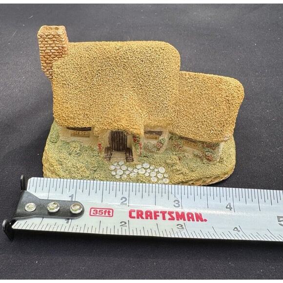 Vtg David Winter Rose Cottage Hand Made Hand Painted John Hine Studios 1980 -DW5 - Picture 3 of 8